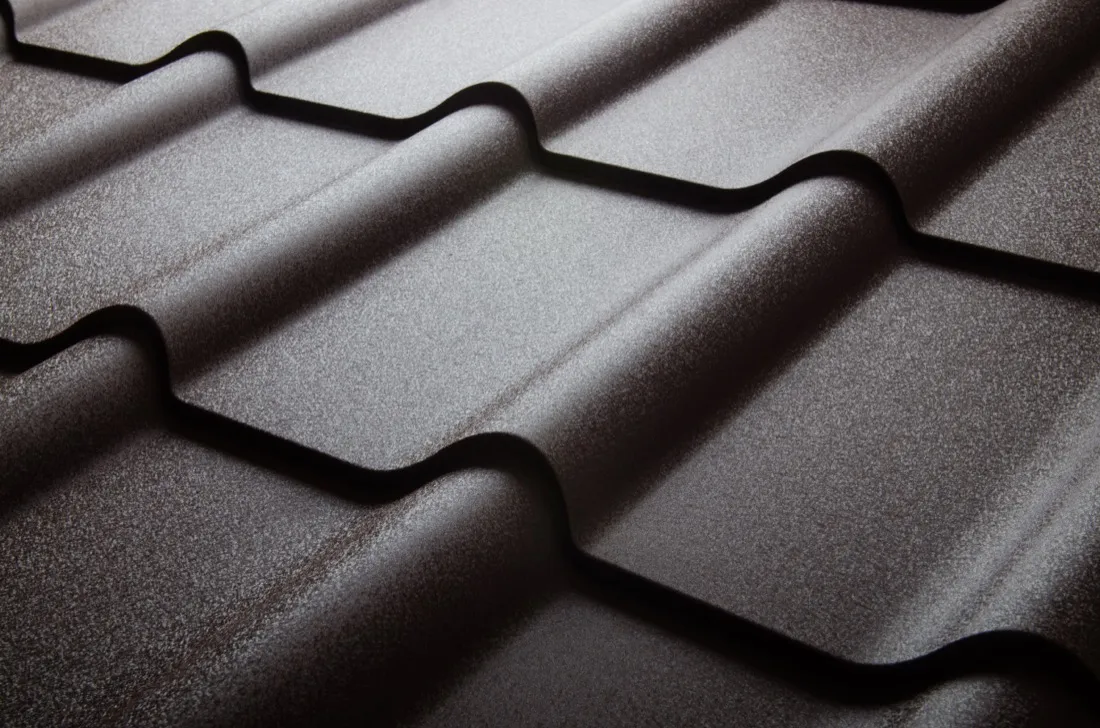 Close-up of durable impact-rated roofing material
